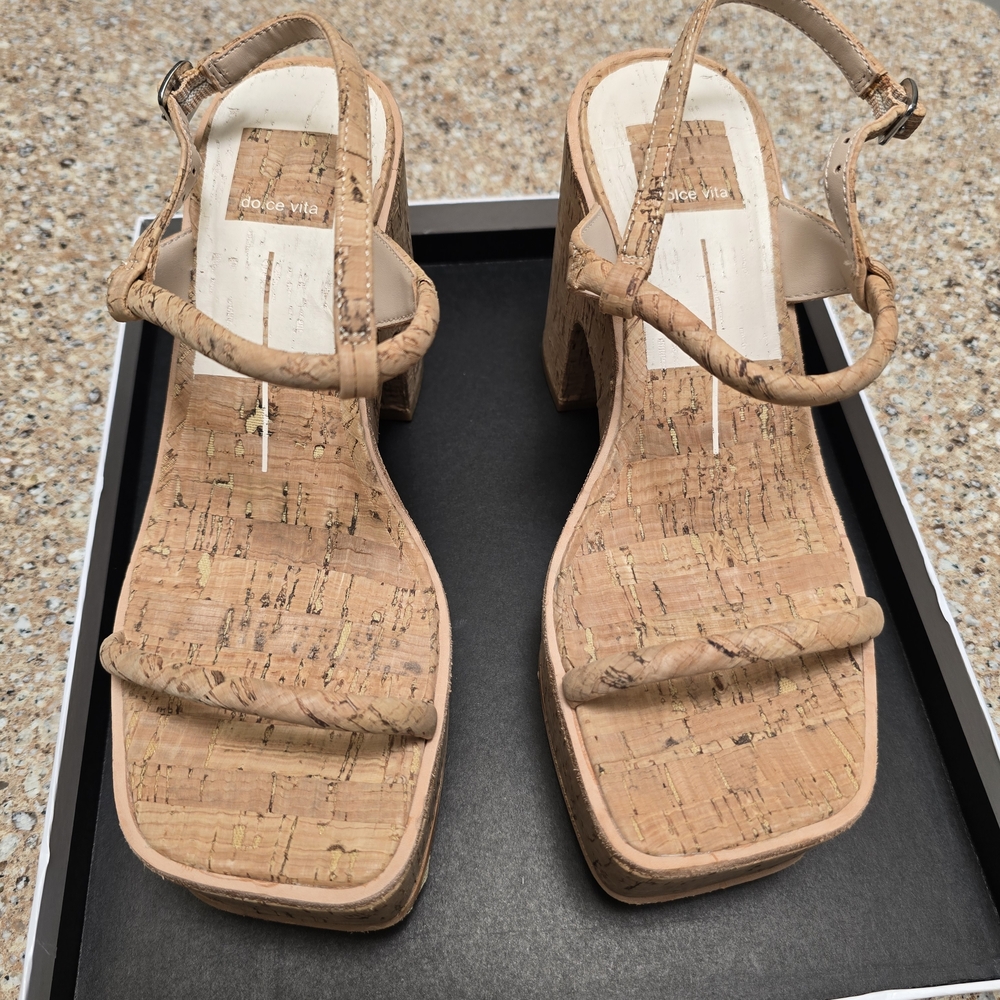 Dolce Vita Tan Platform Sandals